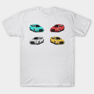 X4 Cars - Lancer Evolution X T-Shirt